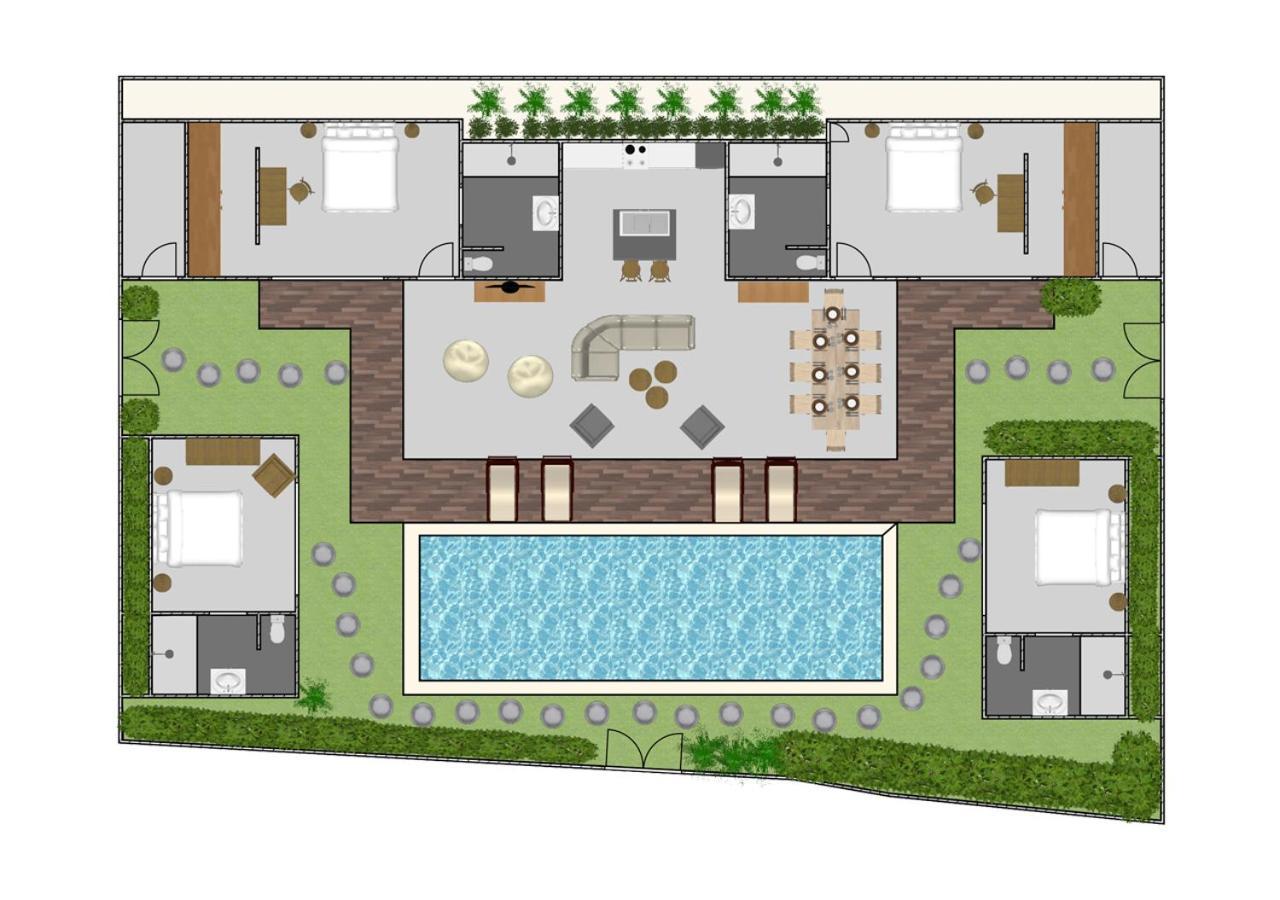 Villa Aksara By Optimum Bali Villas سمينياك المظهر الخارجي الصورة